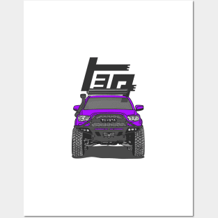 4Runner TRD Offroad adventures - Purple Essential Posters and Art
